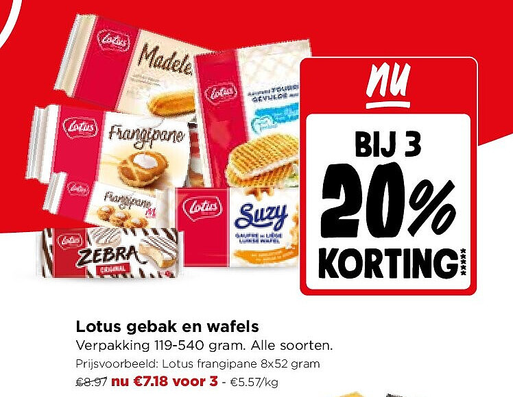 Lotus gebak en wafels