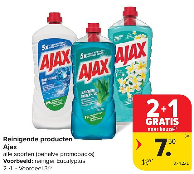 Reinigende producten Ajax