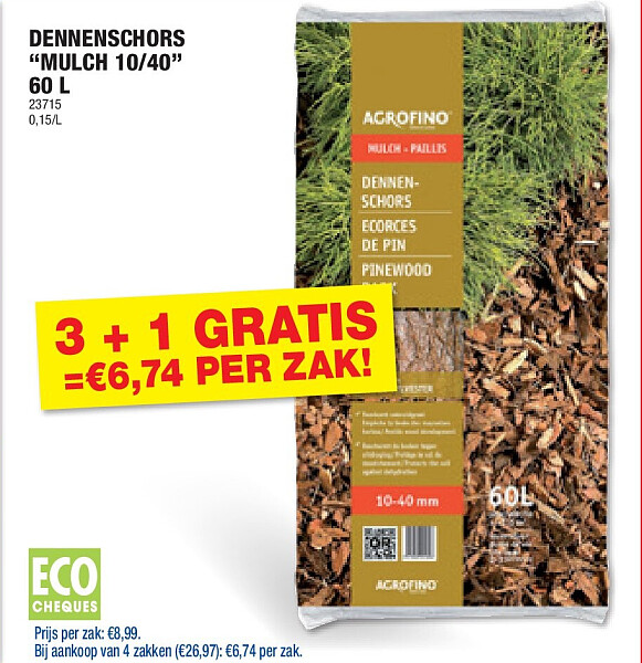 DENNENSCHORS “MULCH 10/40” 60 L