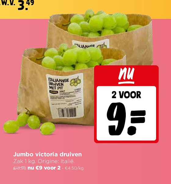 Jumbo victoria druiven