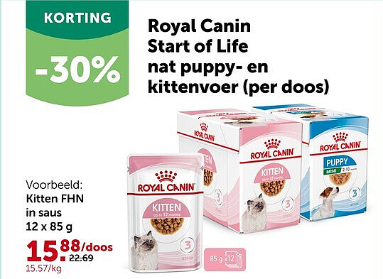 Kitten FHN in saus 12 x 85 g