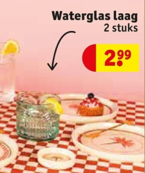 Waterglas laag