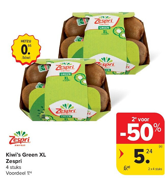Kiwi’s Green XL Zespri