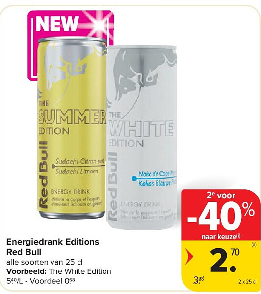 Energiedrank Editions Red Bull