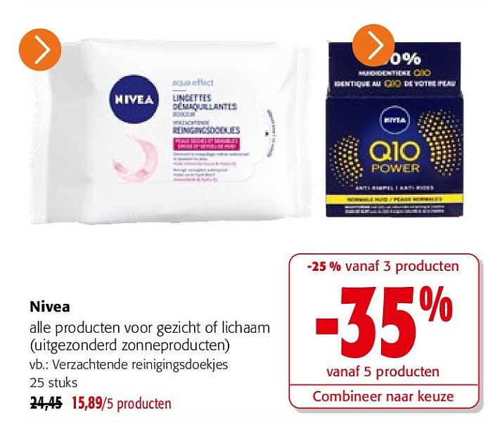 Nivea Verzachtende reinigingsdoekjes 25 stuks