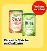 Pickwick Matcha en Chai Latte