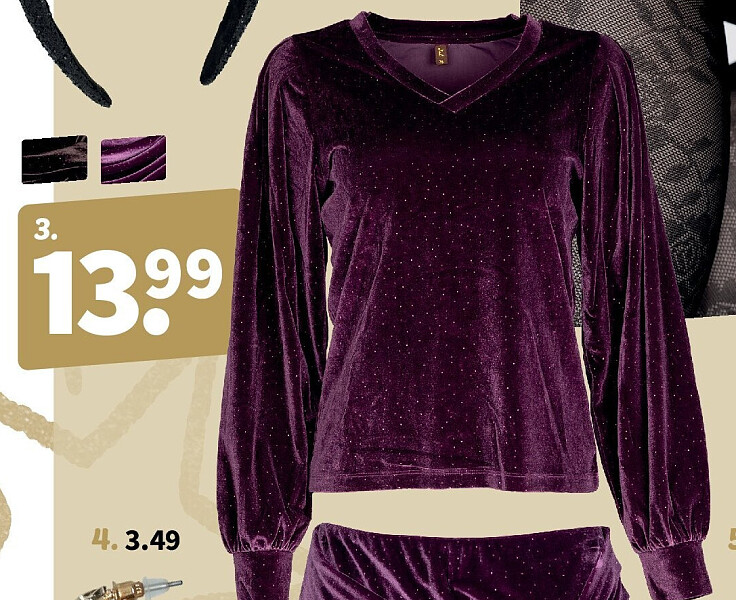 Glitter trui