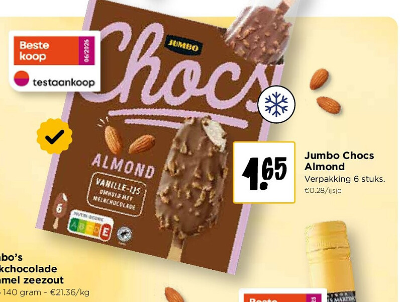 Jumbo Chocs Almond