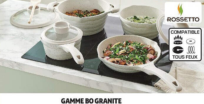 Poêle 24 cm gamme Bo Granite