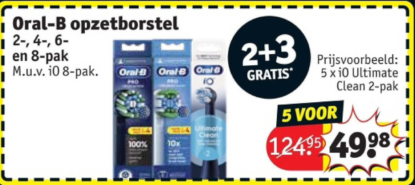 Oral-B opzetborstel