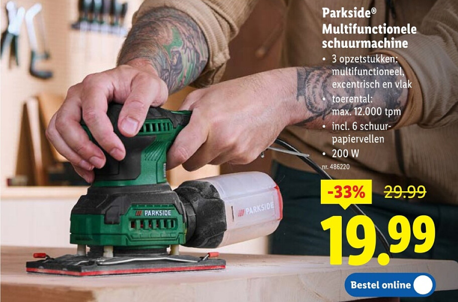 Multifunctionele schuurmachine