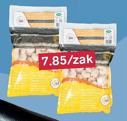 Scampi gepeld en ontdarmd 26/30