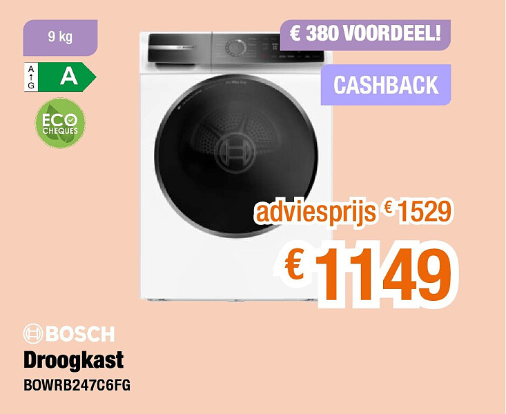 Droogkast BOWRB247C6FG