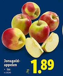 Jonagold- appelen