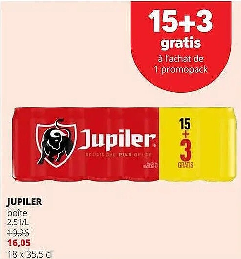 JUPILER boîte