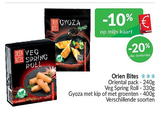 Orien Bites - verschillende soorten