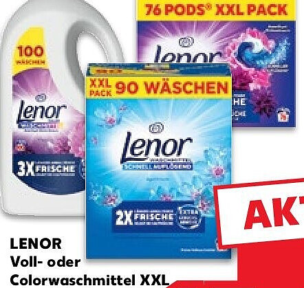 Lenor Voll- oder Colorwaschmittel XXL