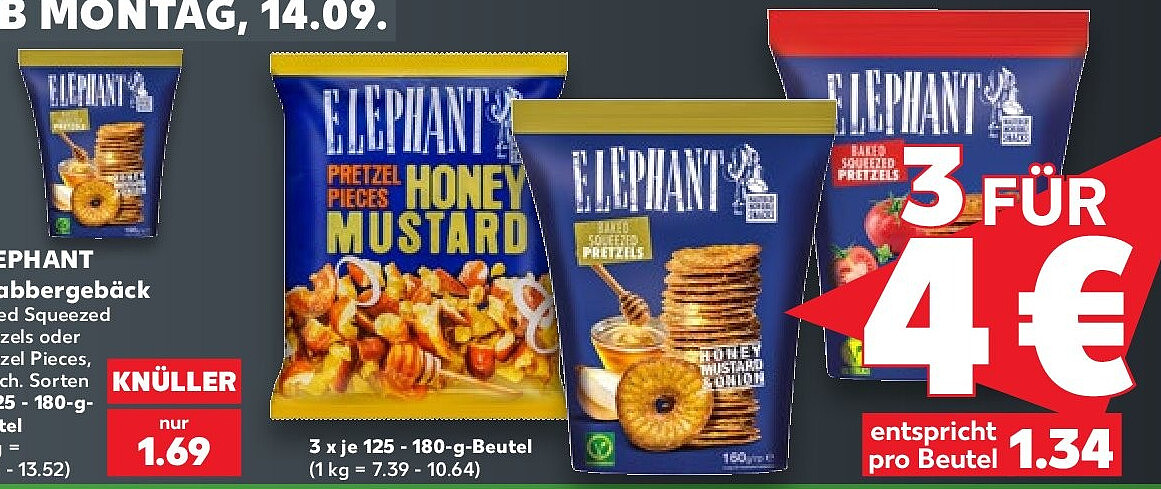 ELEPHANT Knabbergebäck