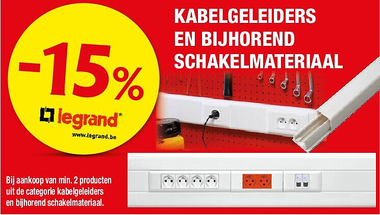 KABELGELEIDERS EN BIJHOREND SCHAKELMATERIAAL
