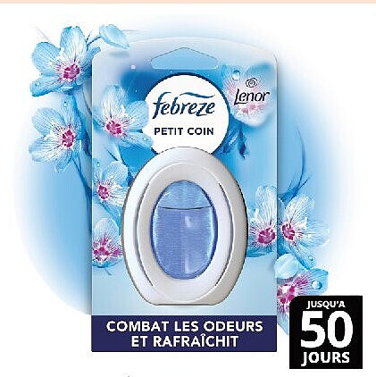 Désodorisant toilette Febreze Touche de Lenor