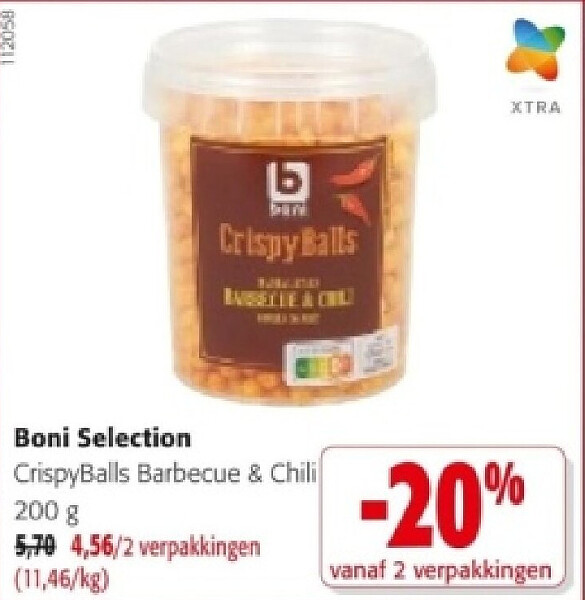 Boni Selection CrispyBalls Barbecue & Chili 200 g