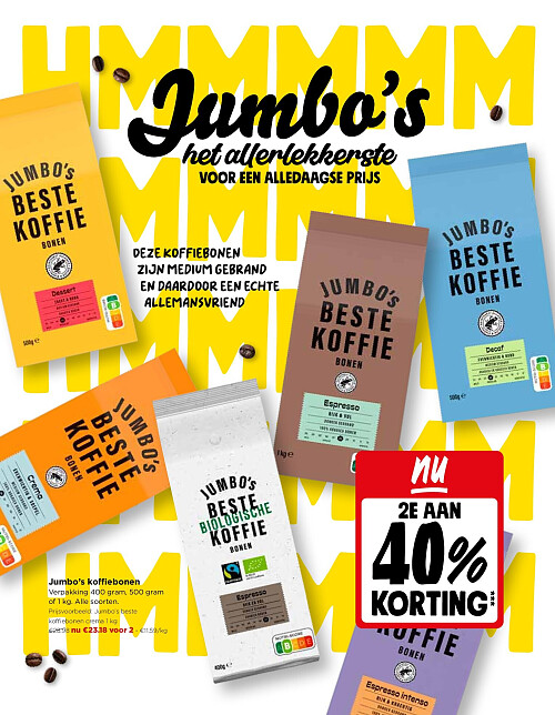 Jumbo's koffiebonen