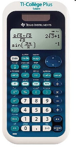 Calculatrice TI-College Plus Solaire