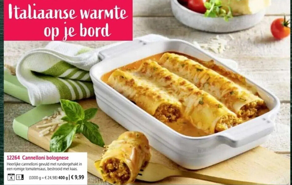 12264 Cannelloni bolognese