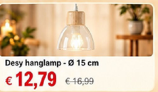 Desy hanglamp -Ø 15 cm