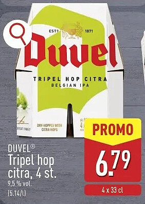 Tripel hop citra, 4st.