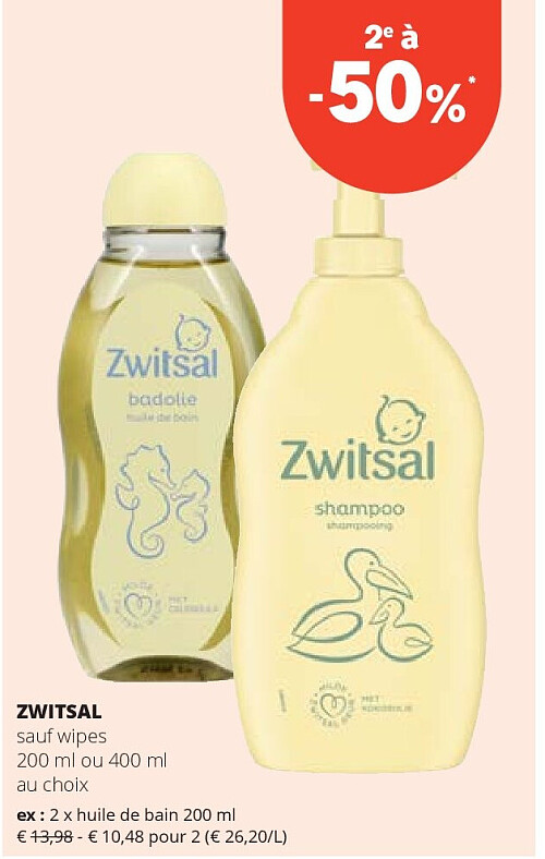 ZWITSAL huile de bain 200 ml
