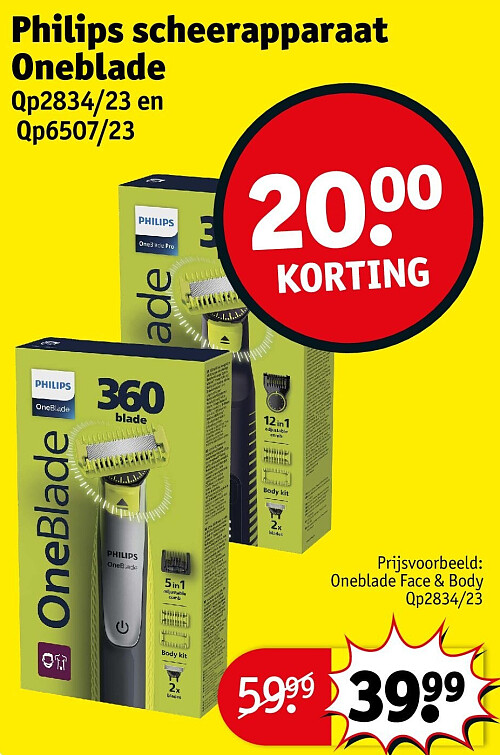 Philips scheerapparaat Oneblade