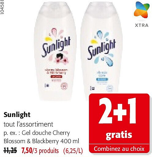 Sunlight tout l’assortiment