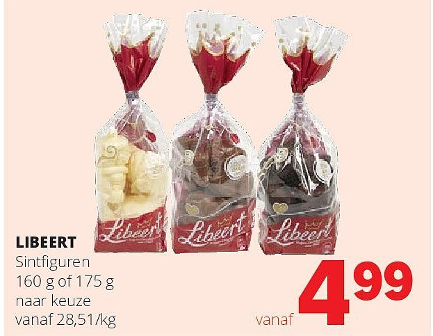 LIBEERT Sintfiguren 160 g of 175 g