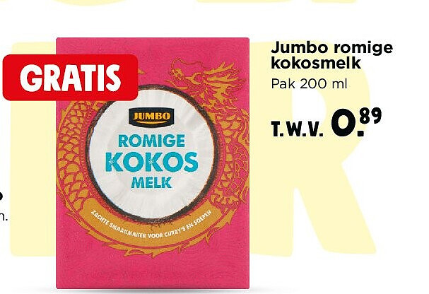Jumbo romige kokosmelk