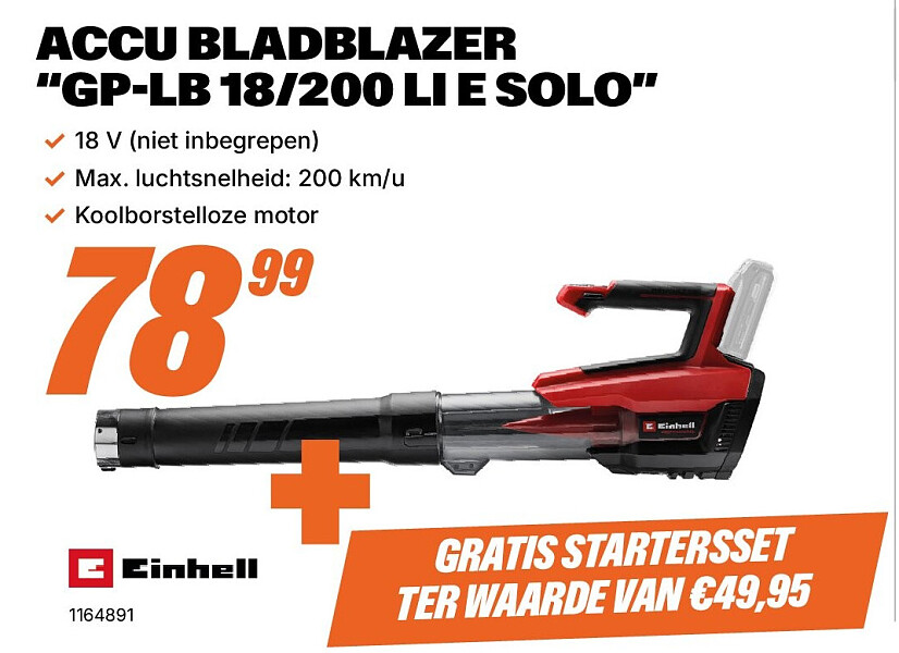 ACCU BLADBLAZER “GP-LB 18/200 LI E SOLO”