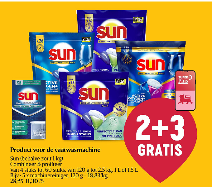 Product voor de vaatwasmachine