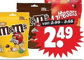 M&M's of Maltesers