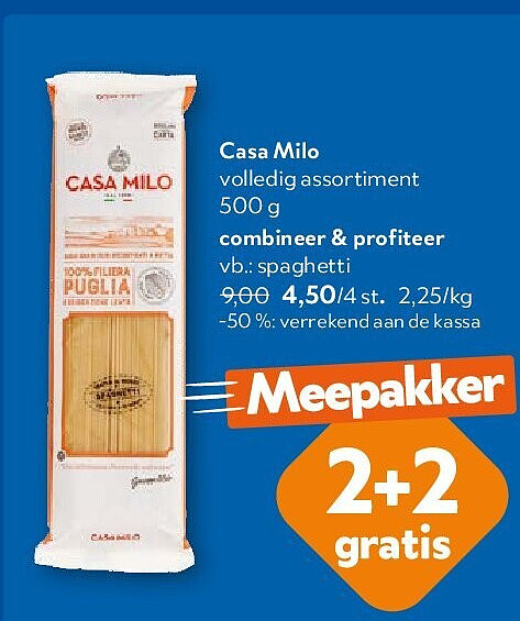 Casa Milo spaghetti