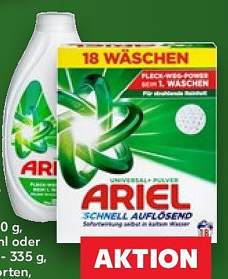 Waschmittel Pulver 900 g, Gel 900 ml oder Pods 322–335 g, verschiedene Sorten