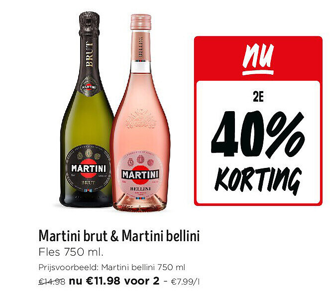 Martini brut & Martini bellini