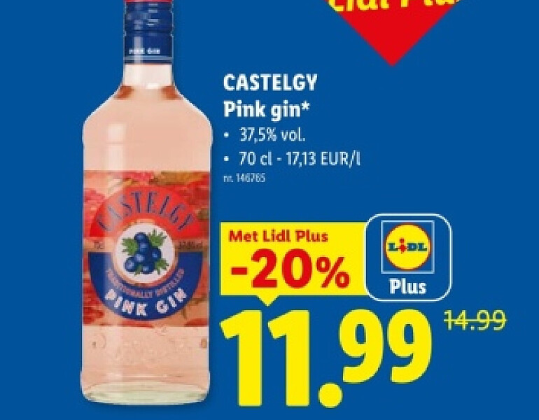 Pink gin