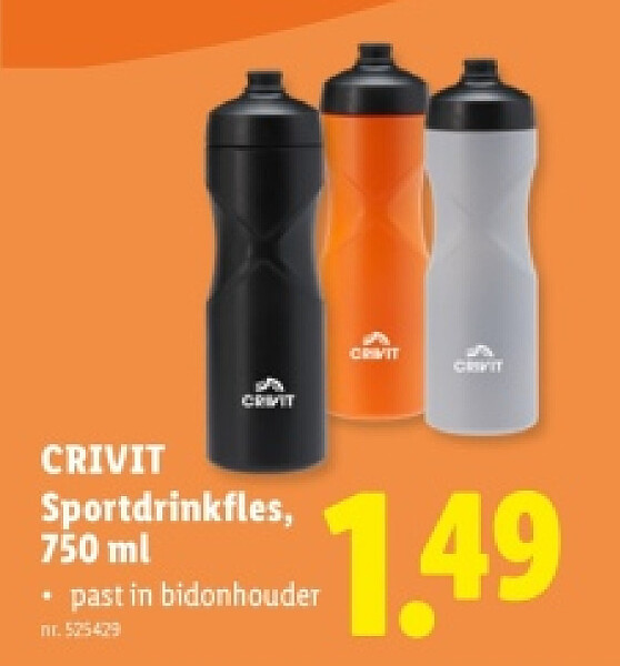 Sportdrinkfles, 750 ml
