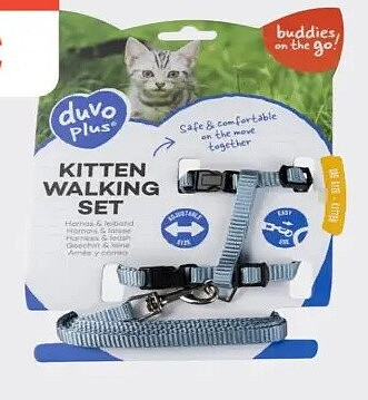 Duvoplus Kitten Walking Set 22cm