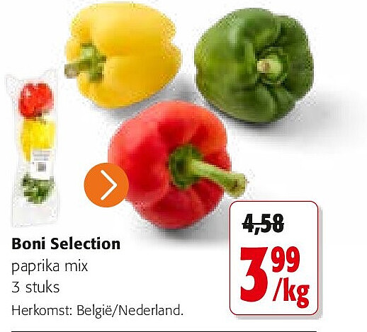 Boni Selection paprika mix 3 stuks