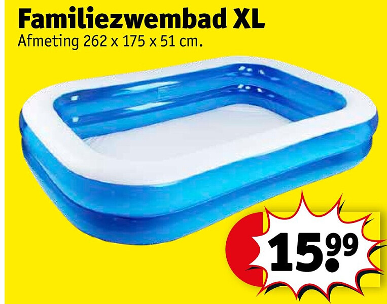Familiezwembad XL