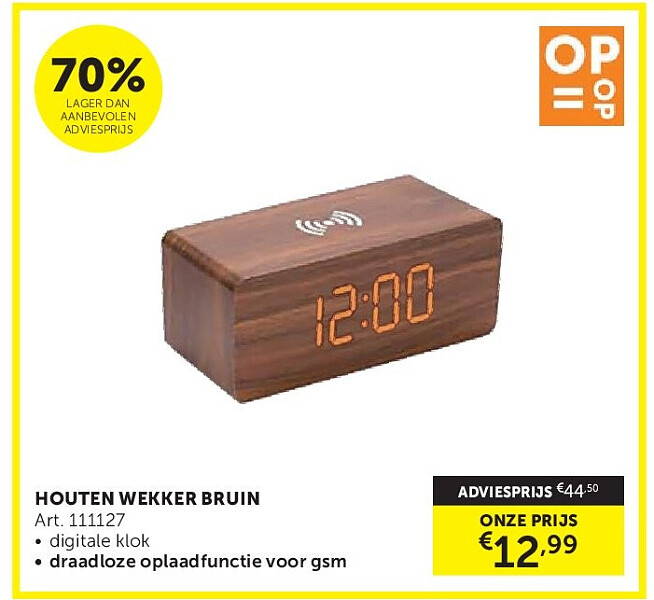 HOUTEN WEKKER BRUIN