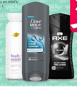Dove en Axe showergel