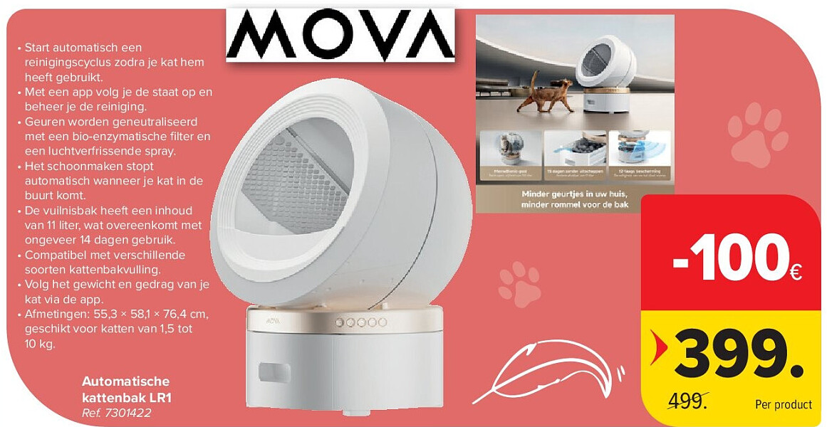 Automatische kattenbak LR1