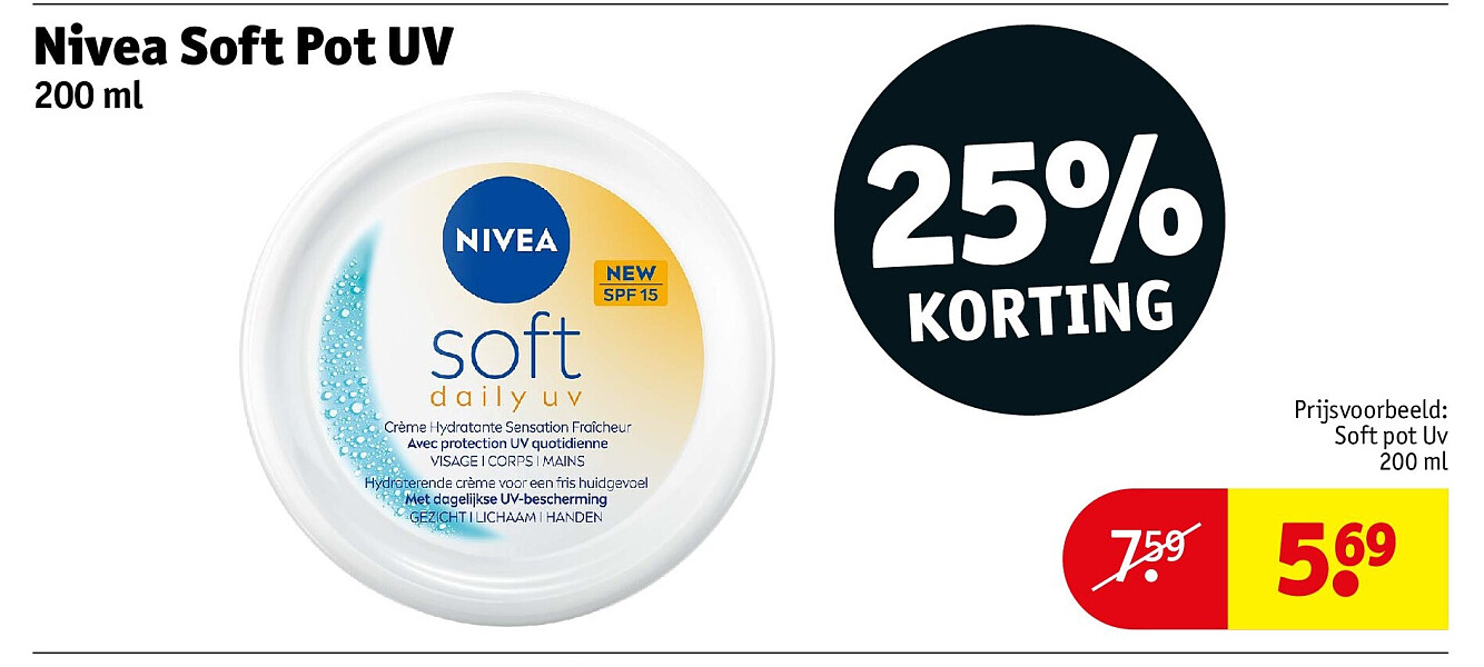 Nivea Soft Pot UV